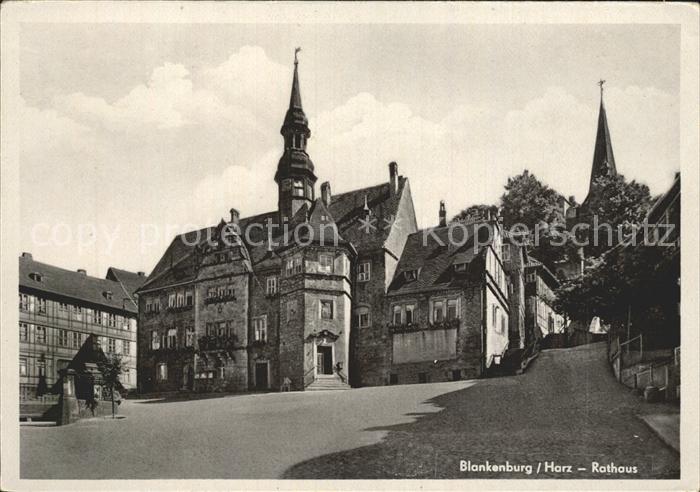 Blankenburg Harz Rathaus
