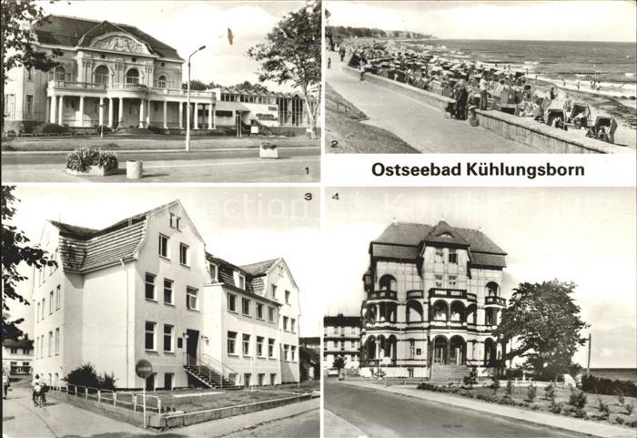Kuehlungsborn Ostseebad FDGB Meerwasserschwimmhalle Gaststaette Baltic Strand FD
