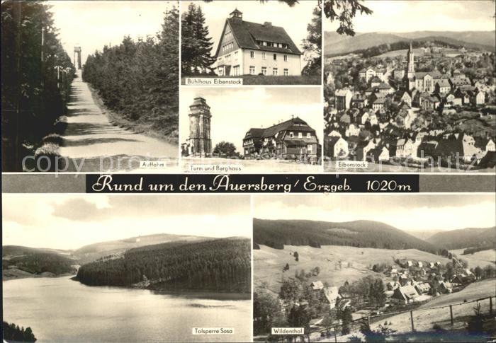 Auersberg Wildenthal Aussichtsturm Berghaus Buehlhaus Talsperre Sosa