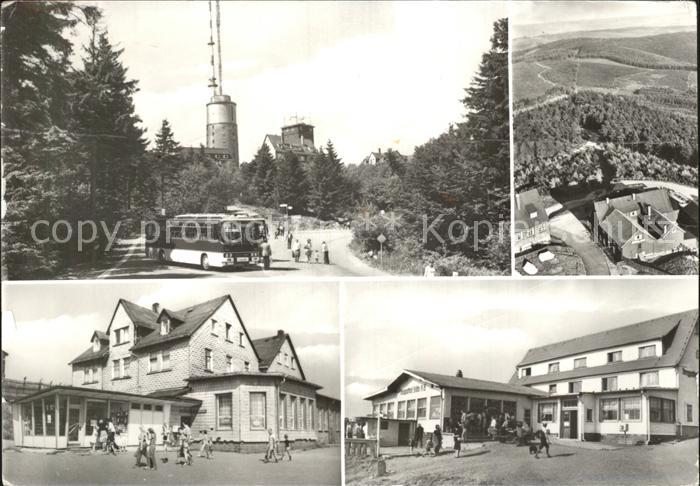 Grosser Inselsberg Turm Bus HO Gaststaette Stadt Gotha Berggasthof Stoehr