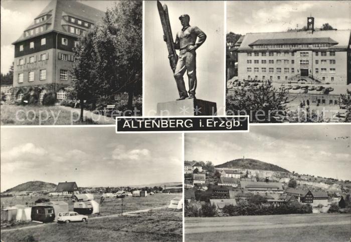 Altenberg Erzgebirge Sanatorium Denkmal Kurhaus Camping