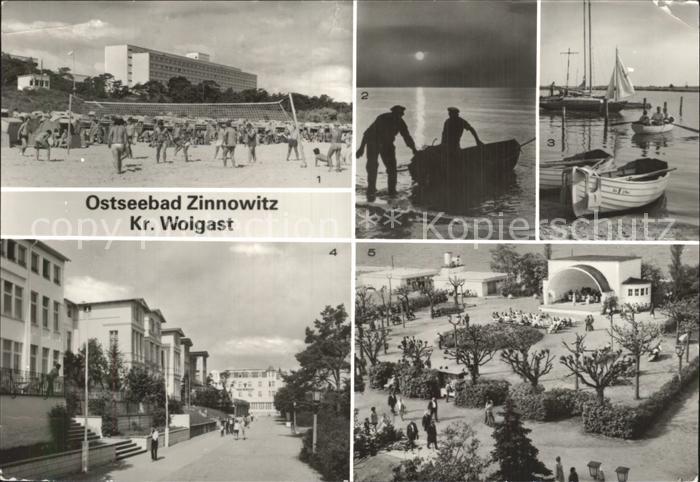 Zinnowitz Ostseebad Feriendienst IG Wismut Ferienheim Roter Oktober Strand Fisch