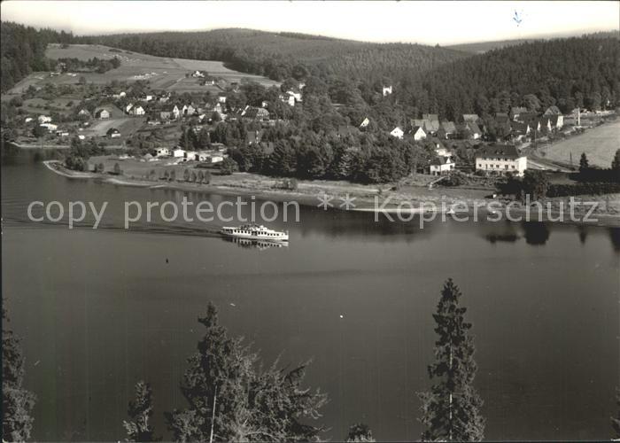Saaldorf Bad Lobenstein Stausee Bleilochtalsperre Ausflugsdampfer