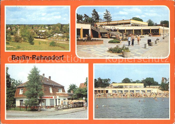 Rahnsdorf Berlin Teilansicht Strandbad Mueggel Cafe