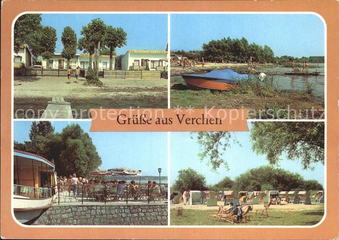 Verchen Bungalows Kummerower See Naherholungszentrum Schiffsgaststaette Strand