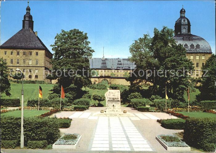 Gotha Thueringen Schloss Friedenstein und Mahnmal