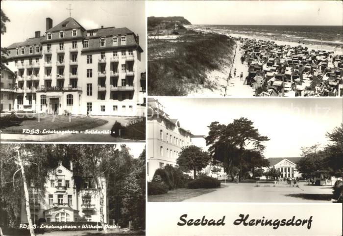 Heringsdorf Ostseebad Usedom FDGB Erholungsheime Strand Kulturhaus
