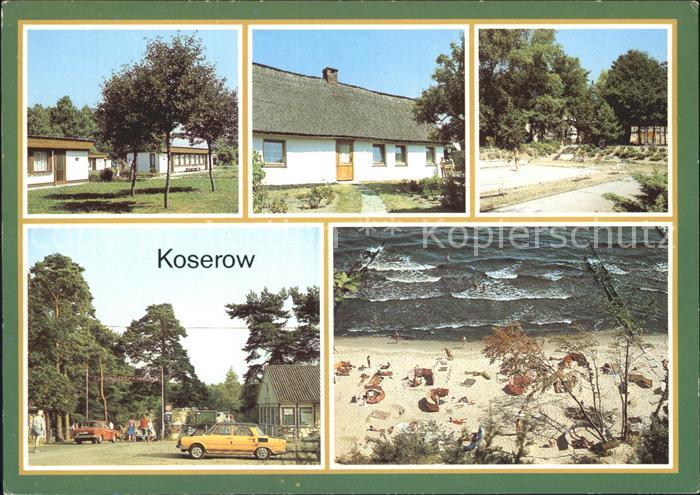 Koserow Ostseebad Usedom Forstferienobjekt Damerow Bungalows Fischerhaus FDGB Er