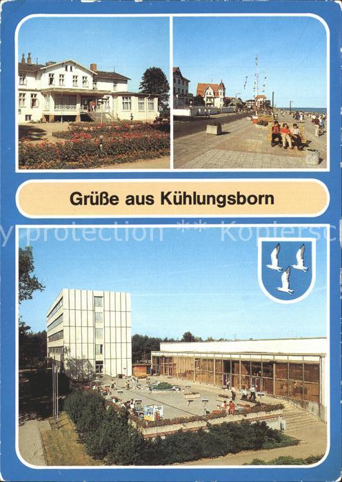 Kuehlungsborn Ostseebad Ostsee Hotel Reisebuero der DDR Strandpromenade FDGB Erh