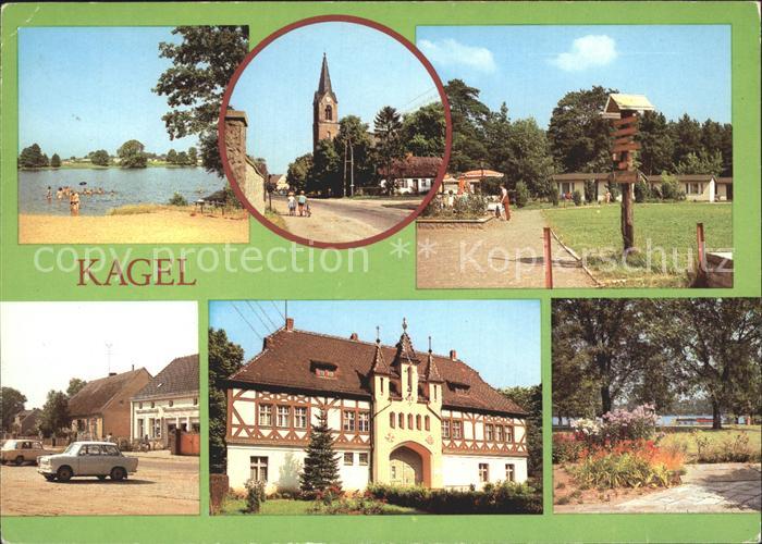 Kagel Bauernsee Kirche Naherholungszentrum Dorfstrasse Kinderferienlager Parkanl