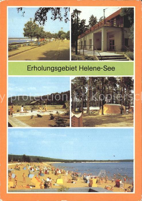Frankfurt Oder Erholungsgebiet Helene See Strand Promenade HO Gaststaette Freize
