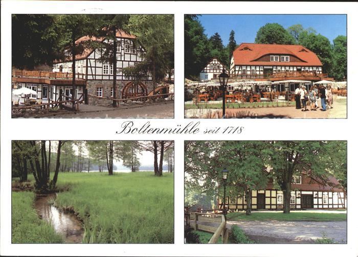 Boltenmuehle Gasthaus Restaurant Fachwerkhaus Ruppiner Schweiz Geschichte