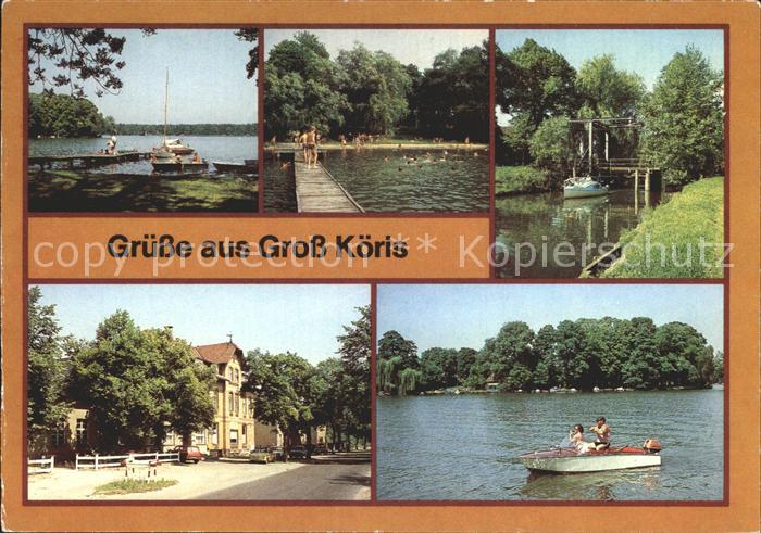 Gross Koeris Klein Koeriser See Freibad Schulzensee Zugbruecke Moddergraben Hafe