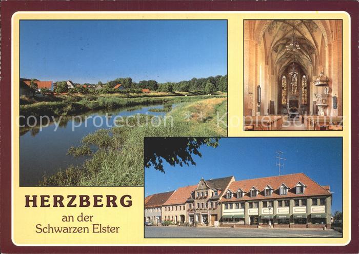 Herzberg Elster Schwarze Elster Pfarrkirche Altar Markt