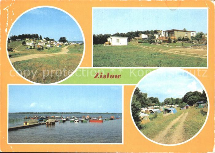 Zislow Campingplatz Bungalows Bootssteg Plauer See