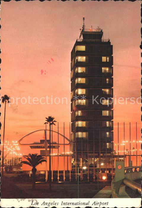Los Angeles California International Airport Theme Building at night