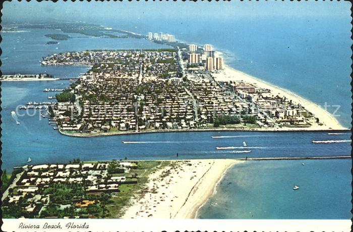 Riviera Beach Singer Island Atlantic Ocean aerial view