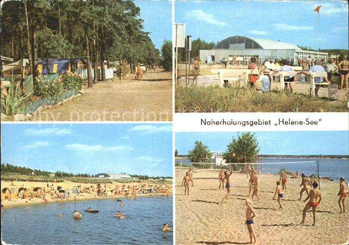 Frankfurt Oder Naherholungsgebiet Helene See Campingplatz Strand Beachvolleyball
