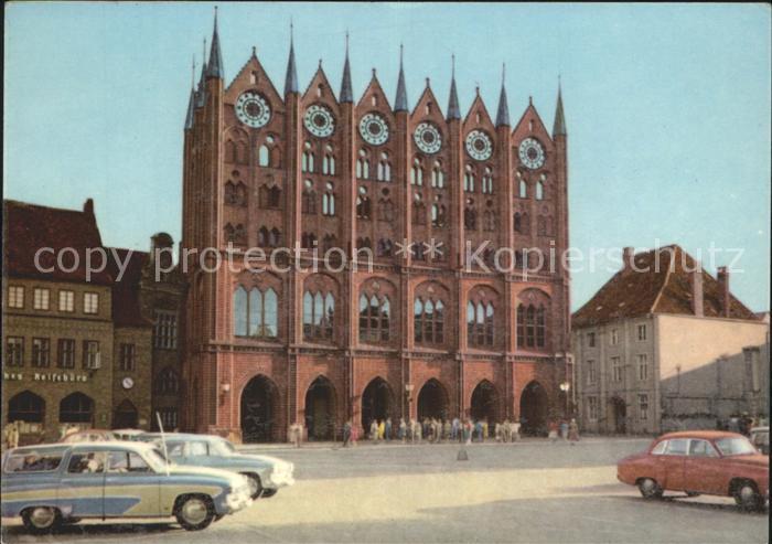 Stralsund Mecklenburg Vorpommern Rathaus 13. Jhdt.