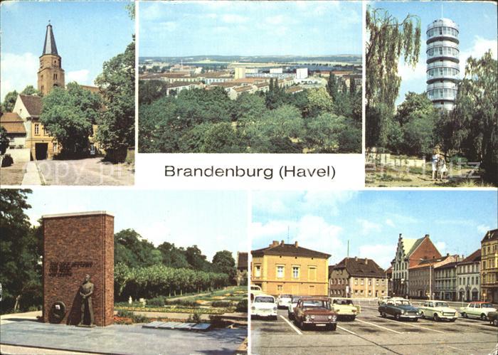 Brandenburg Havel Dom St Peter und Paul Friedenswarte Mahnmal der Opfer des Fasc