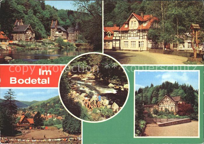 Bodetal Harz Halde FDGB Erholungsheim Altenbrak Waldbuehne Rolandseck