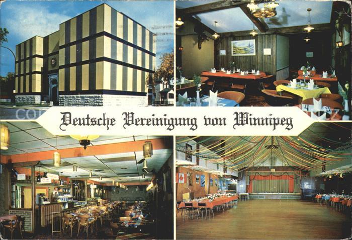 Winnipeg Vereinshaus Deutsche Vereinigung von Winnipeg Restaurant Saal