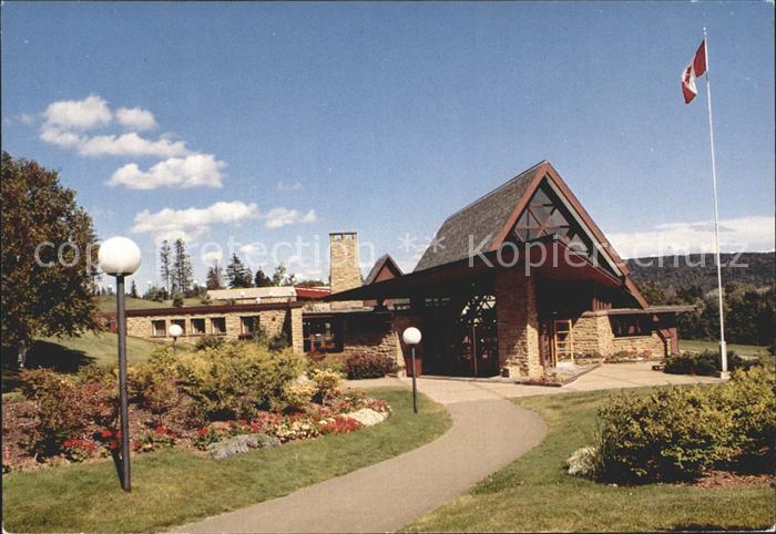 Baddeck Alexander Graham Bell Museum Canadian Flag