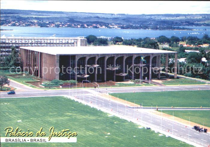 Brasilia Ciudad Palacio da Justica Justizpalast Flieger