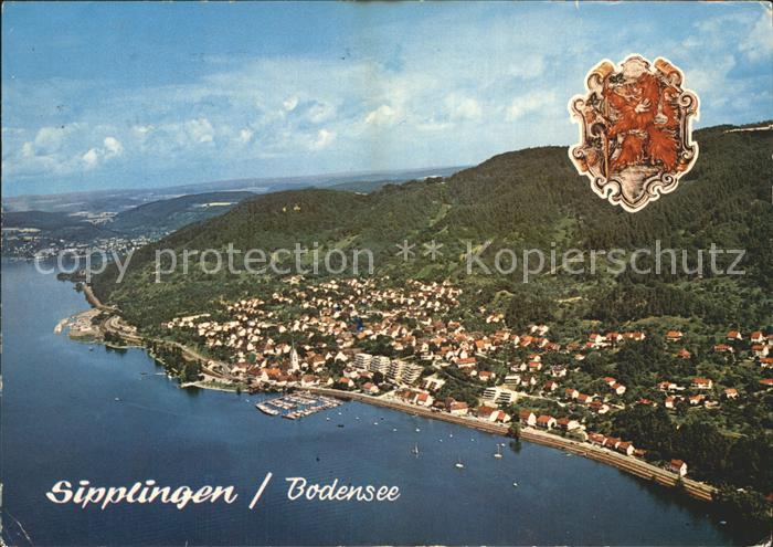 Sipplingen am Bodensee Fliegeraufnahme Wappen
