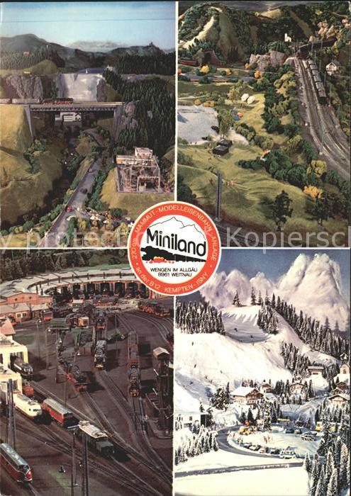 Wengen Kempten Allgaeu Modelleisenbahnschau Miniland Groesster Modellbahntisch d