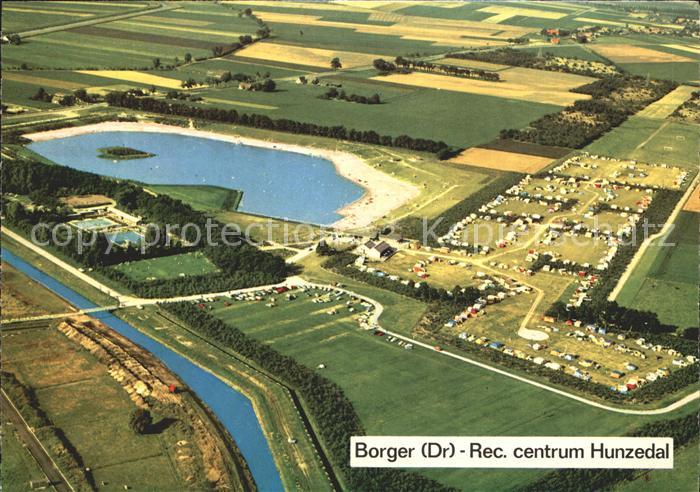 Borger Drenthe Recreatiecentrum Hunzdal Fliegeraufnahme