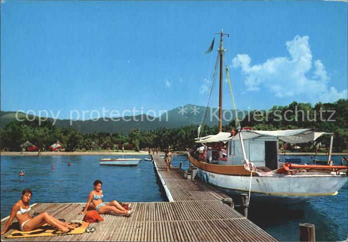 Dassia Club Mediterranee Badesteg Segelboot