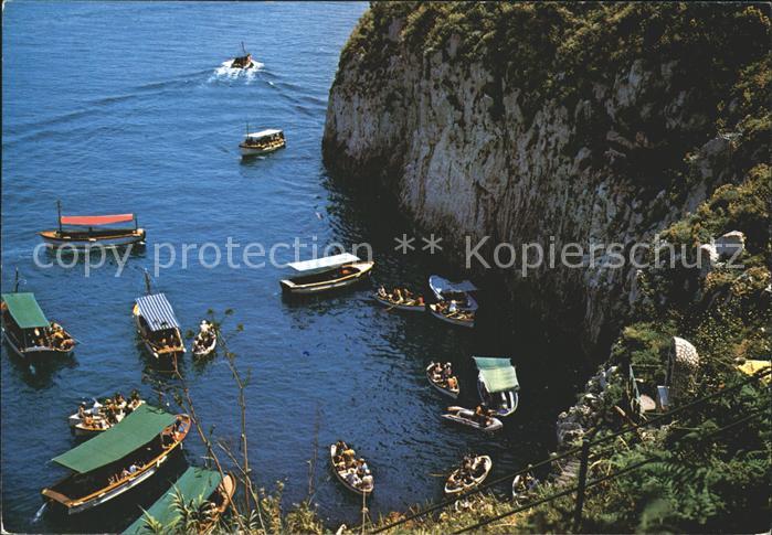 Capri Ingresso alla Grotta Azzura Blaue Grotte