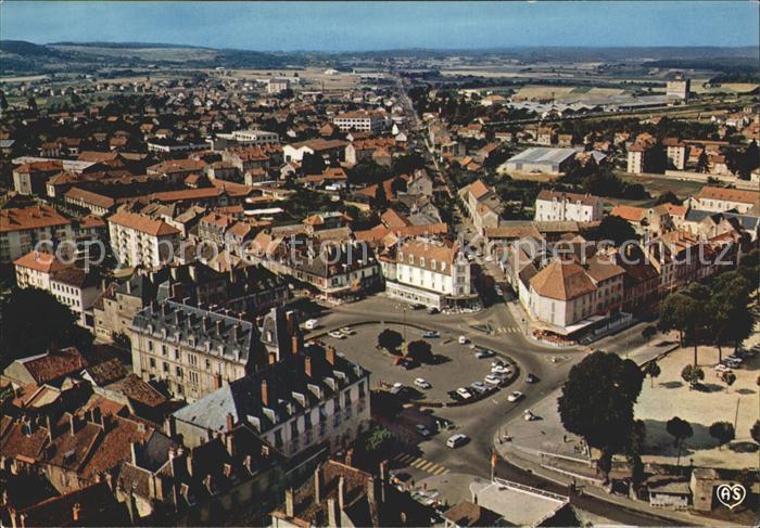 Dole Jura Place Grevy vue aerienne