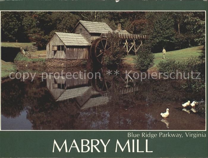Floyd Virginia Mabry Mill Blue Ridge Parkway Panoramastrasse
