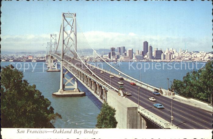San Francisco California Oakland Bay Bridge Francisco Bay Skyline