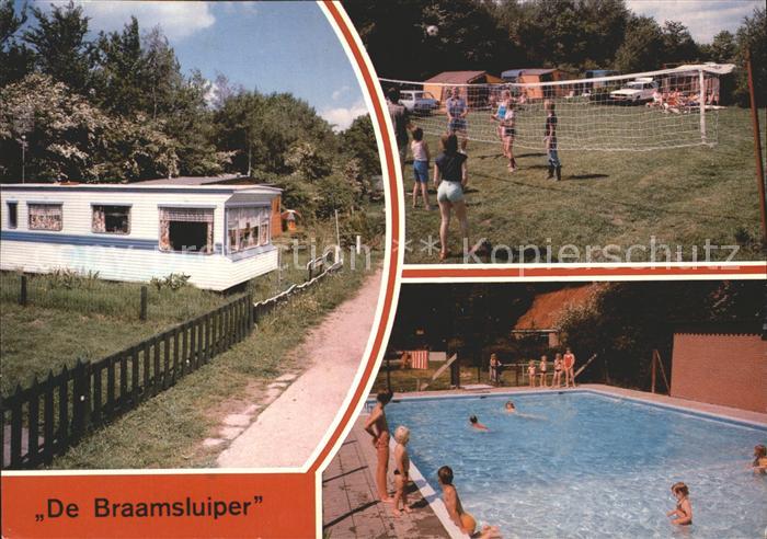 Ijhorst Camping De Braamsluiper Wohnwagen Volleyball Swimming Pool