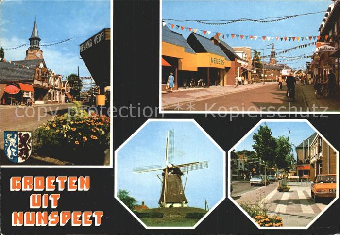 Nunspeet Strassenpartie Windmuehle