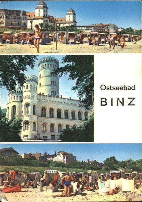 Binz Ruegen Strand Hotel Kurhaus Jagdschloss Granitz