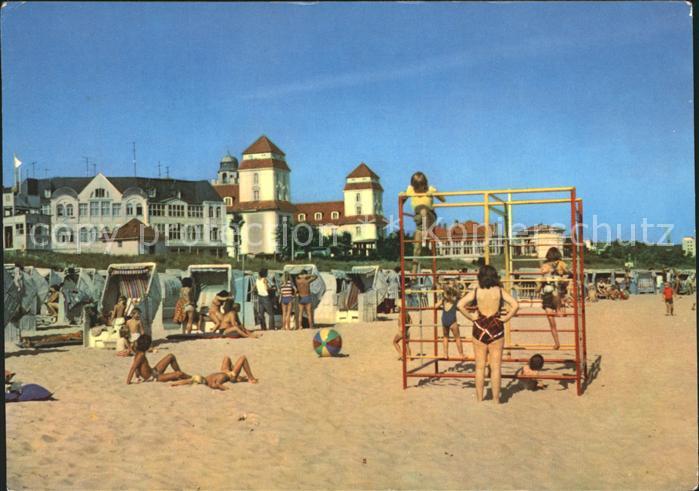 Binz Ruegen Strand und Kurhaus