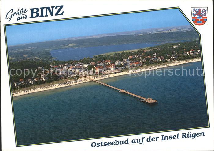 Binz Ruegen Seebruecke Fliegeraufnahme