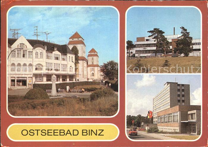Binz Ruegen Strandpromenade Urlauberrestaurant FDGB Erholungsheim Arkona