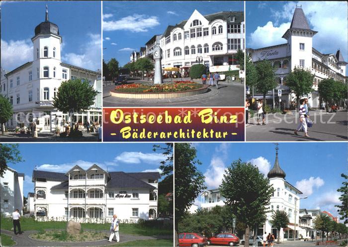 Binz Ruegen Baederarchitektur Kurhaus Hotel Restaurant Uhr
