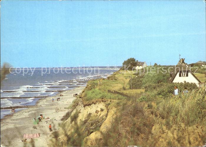 Ahrenshoop Ostseebad Strand Steilkueste