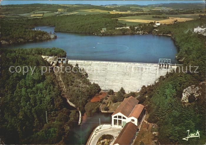 Mur-de-Bretagne Barrage et Lac de Guerledan vue aerienne Collection Couleurs de