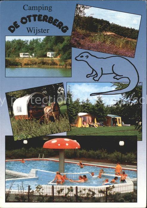 Wijster Camping De Otterberg Planwagen Swimming Pool Otter