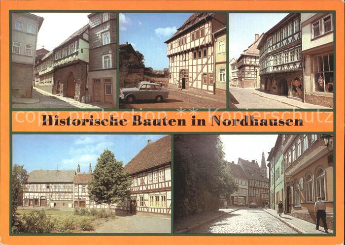 Nordhausen Thueringen Historische Bauten Fachwerkhaus Finkenburg Barfuesserstras