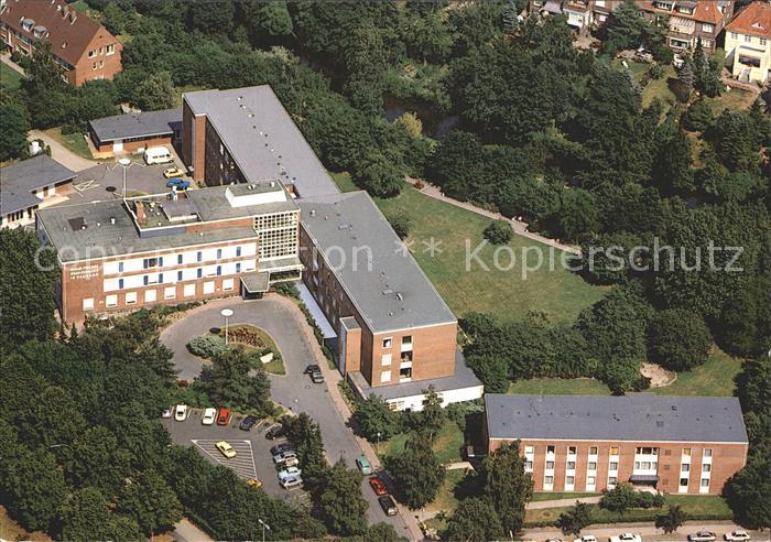 HAMBURG  CITY Israelitisches Krankenhaus Fliegeraufnahme