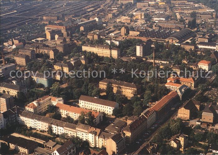 Friedrichstadt Dresden Krankenhaus Fliegeraufnahme