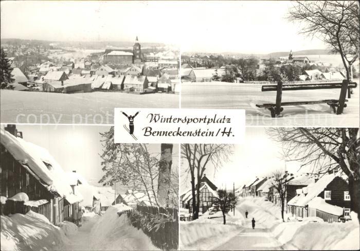 Benneckenstein Teilansichten Wintersportplatz